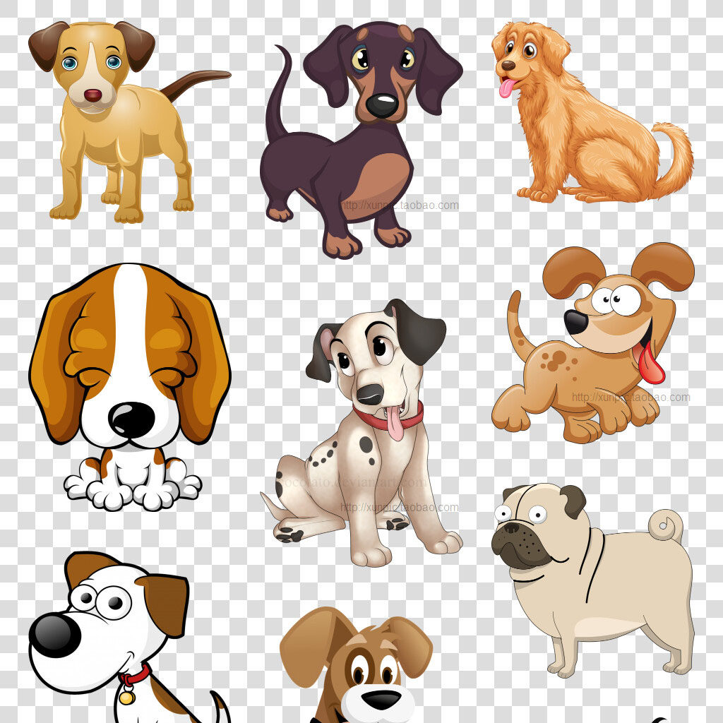 卡通小狗图片大全狗素材 png免抠元素 狗 dog 宠物狗
