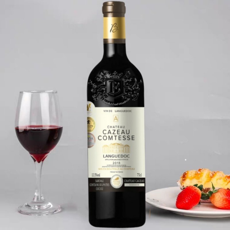 伯爵城堡干红葡萄酒2018法国原装进口波尔多AOP酒赤霞珠美乐单支,酒类,干红静态葡萄酒,淘宝优惠券,粉丝福利购,淘宝优惠卷