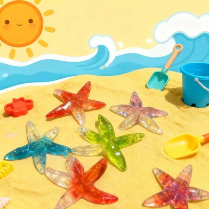 【立减30】海星软糖水果味4D水晶糖清新酸甜果香Q弹爽口不齁不腻