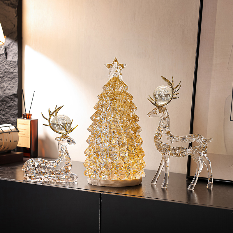 圣诞节氛围布置装饰圣诞树轻奢