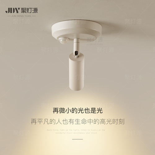 LED简约现代人体感应过道射灯