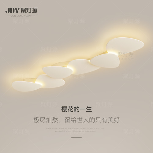 聚灯源LED现代简约过道阳台灯具