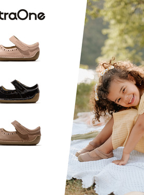 ExtraOne澳洲真皮女宝宝皮鞋舒适透气公主鞋女童软底防滑童鞋#435