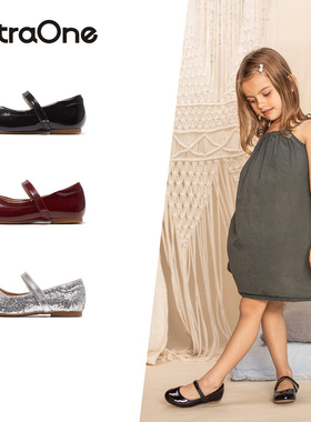 ExtraOne澳洲真皮儿童透气公主鞋女童魔术贴软底防滑小皮鞋#209