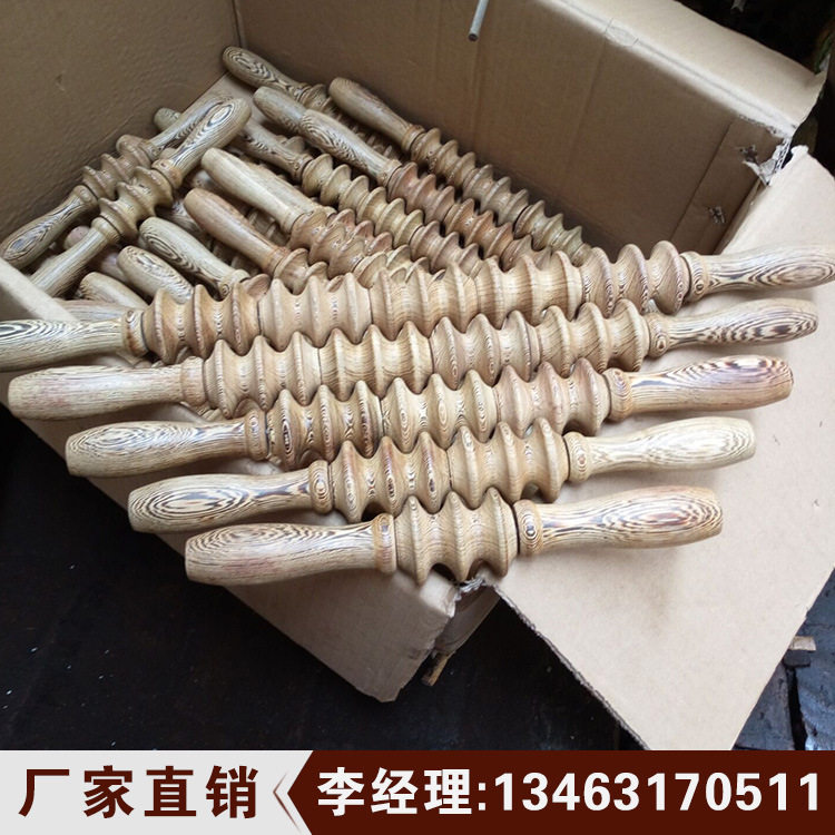手动滚轮红木手推轮手动推背脚底手推轮可定