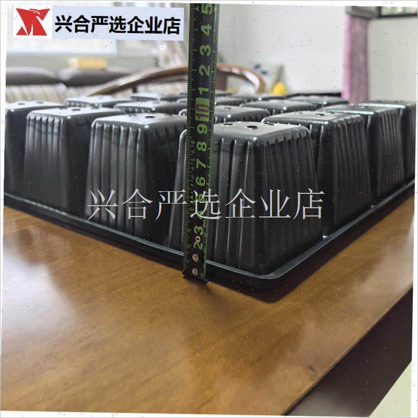 16孔孔正方形加厚育苗穴盘w辣椒托盘西瓜苗木花卉药材扦插种植盆,