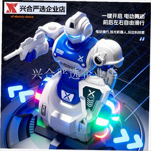 儿童灯笼机器人手提n花灯男孩子十五中秋节礼物电动会发光唱歌玩,