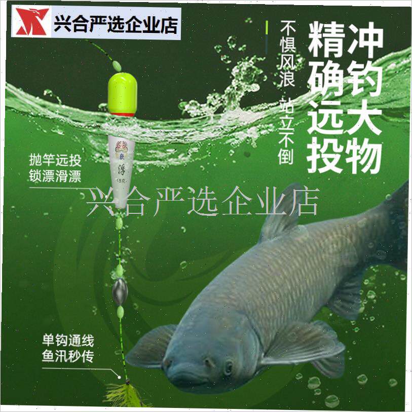 浮钓草鱼线组急流冲钓浮漂水草钩大力马手杆海杆专W用路亚滑漂钓,