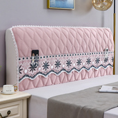 全包床头罩简约现代1.5米1.8米弹力床头套实木软包布艺床头防尘罩