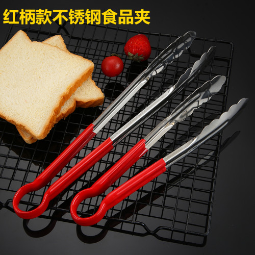 沃达美不锈钢食品夹防烫夹子
