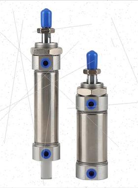 MFC不锈钢迷你气缸MF32X50SCA 32X20X25X40X75X80X100X125X150SCA