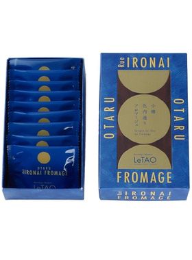 【现货】日本北海道小樽letao芝士夹心饼干 色内通曲奇9枚盒装