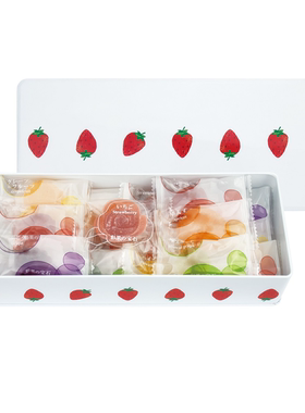 AaronHouse现货日本彩果の宝石限定奢华草莓水果造型软糖盒装21枚