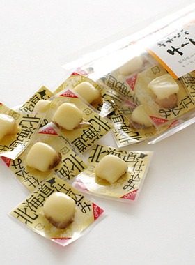 AaronHouse现货日本北海道小零食奶酪芝士干贝即食扇贝 袋装