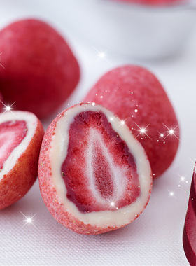 【推荐】日本神户Frantz 草莓巧克力夹心 松露巧克力（红）