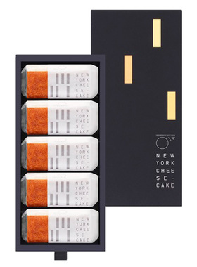 【推荐】日本NEWYORK CHEESE CAKE 超浓郁芝士蛋糕 盒装 5枚