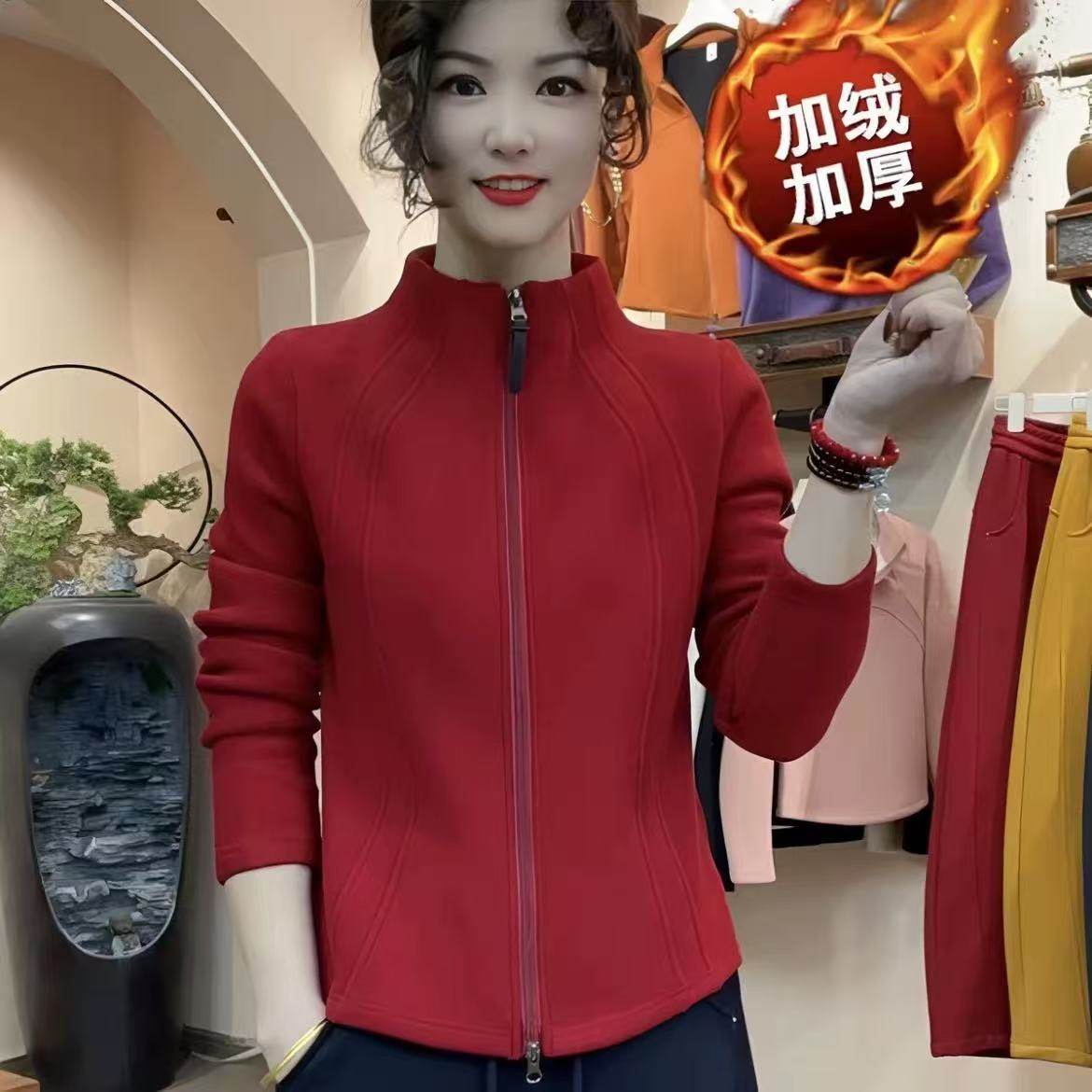 小蛮腰立领修身加厚保暖卫衣女短款外套运动秋冬加绒显瘦拉链开衫,女装/女士精品,卫衣/绒衫,淘宝优惠券,粉丝福利购,淘宝优惠卷