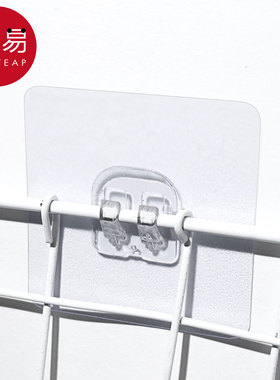 挂钩/卡扣A1p701-免打孔浴室厨房墙面置物架粘贴收纳架铁架贴片
