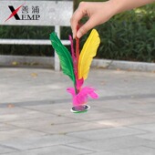 毽子A1v501 老式 彩色鸡毛耐踢毽健身初学者羽毛运动用品