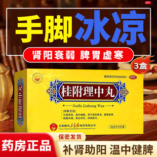 东方桂附理中丸10丸桂附理中丸官方旗舰店桂附理中丸中成药