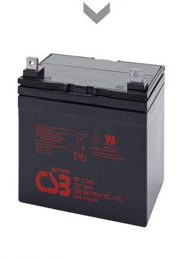 现货CSB GP12340 12V34AH 电子设备UPS后备电源 船舶设备用蓄电池