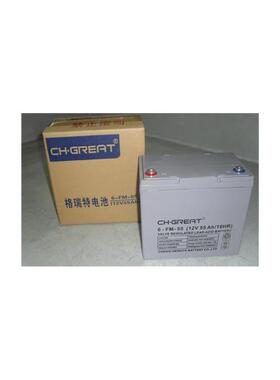 格瑞特蓄电池6-FM-55备用电源储能系统UPS设备 格瑞特电池12V5H