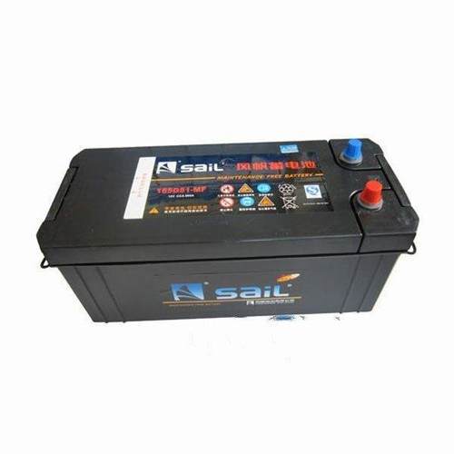 蓄电池165G51 免维护12V150AH汽车电池 适用机械设备卡车大货