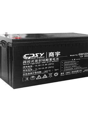 DGW12200 铅酸蓄电池12v200ah光伏通信机房蓄电池三年质