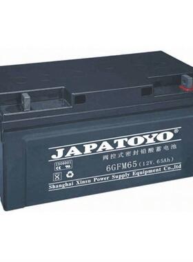 TOYO蓄电池6GFM65 12V65AH/10HR阀控密封铅酸免维护UPS电源