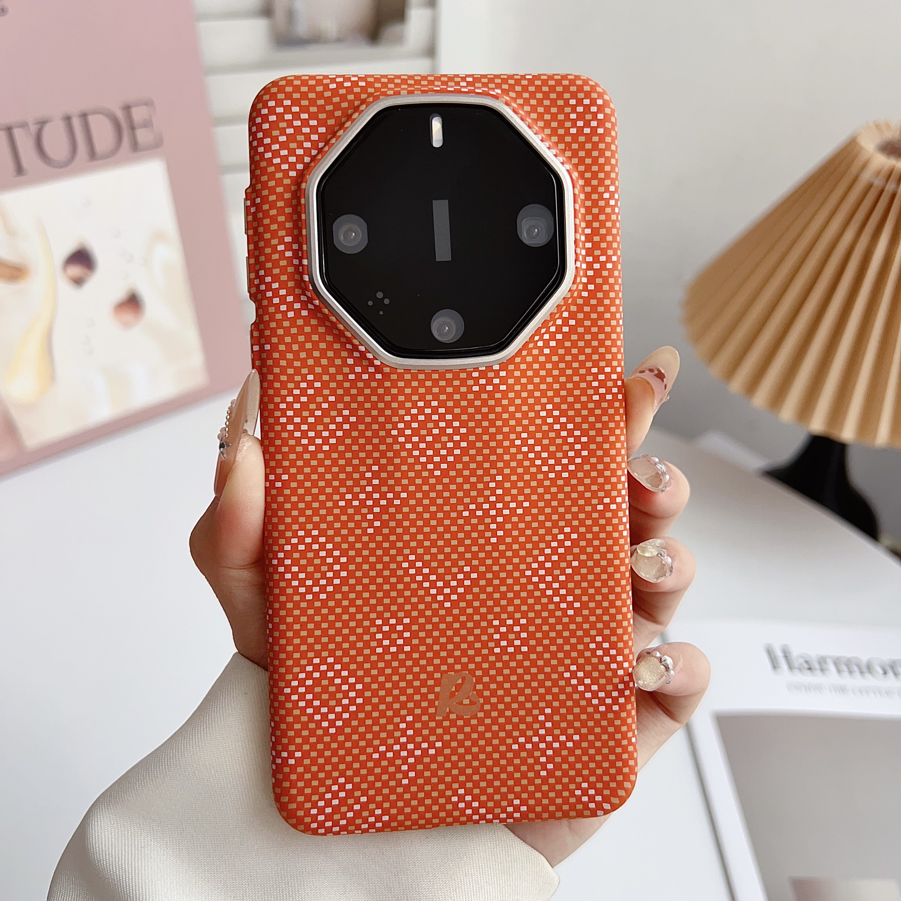 碳纤维纹超薄后壳适用华为pura80