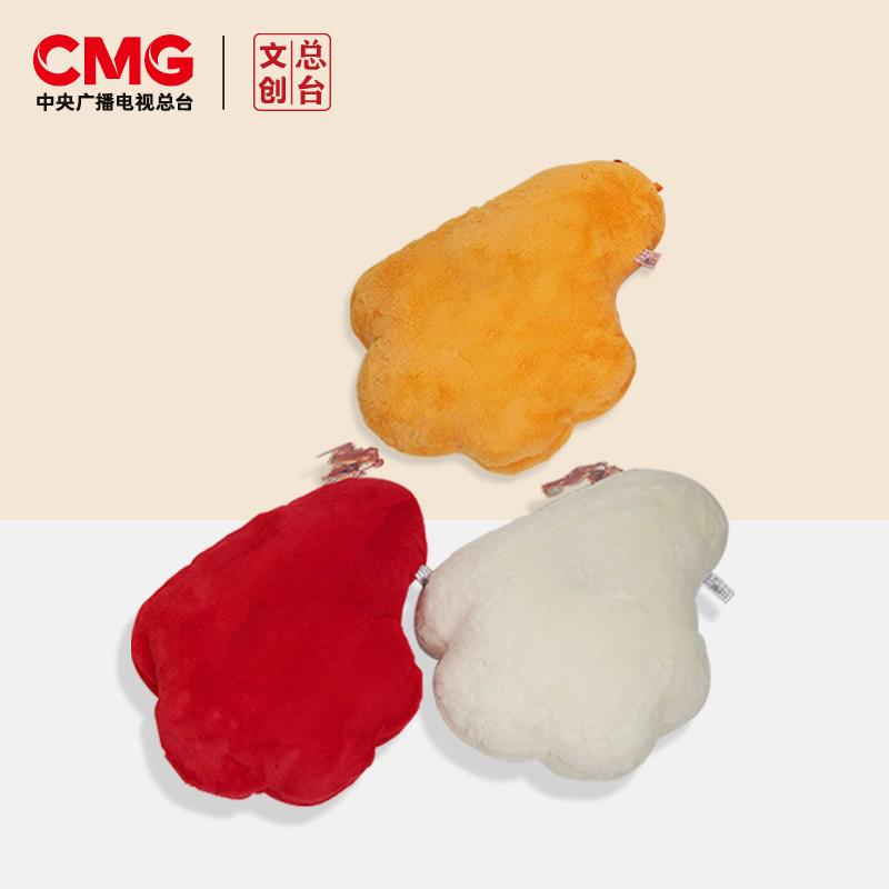 总台文创2024春晚吉祥物靠枕抱枕