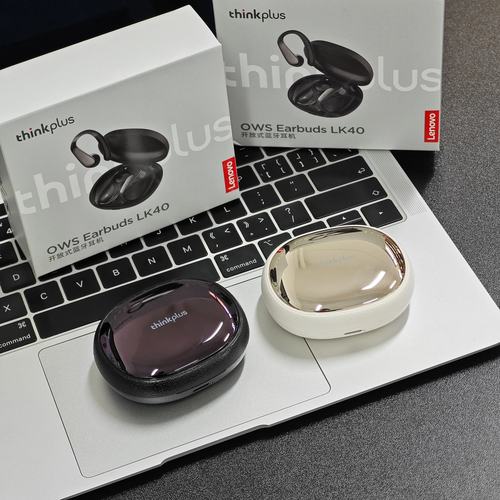 联想开放式蓝牙耳机 LK40Type-C快充 人体工学设计稳固不掉