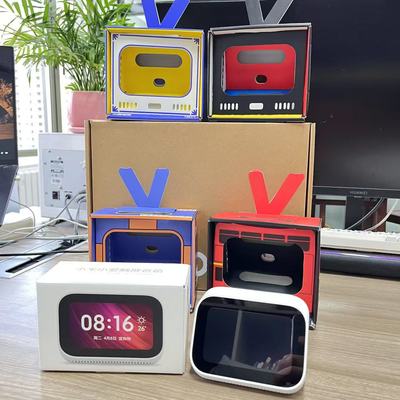 定制款小米小爱PlayBox复古电视创意折叠盒  小米小爱触摸音响