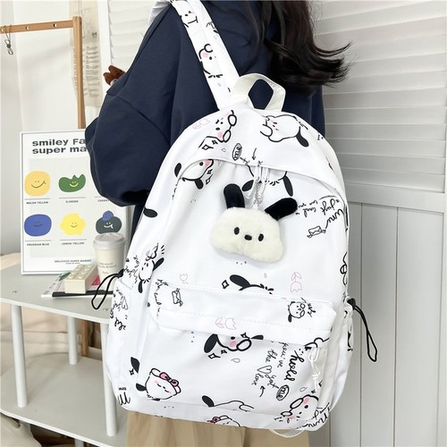 帕恰狗书包ins日系女初中生简约轻便高颜值小学生卡通可爱双肩包