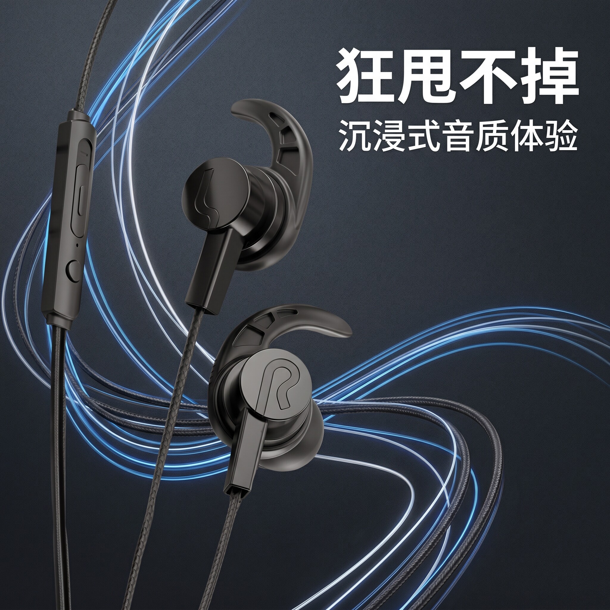 吃鸡耳机高音质有线可爱学生手机入耳适用于OPPO小米vivo华为通用