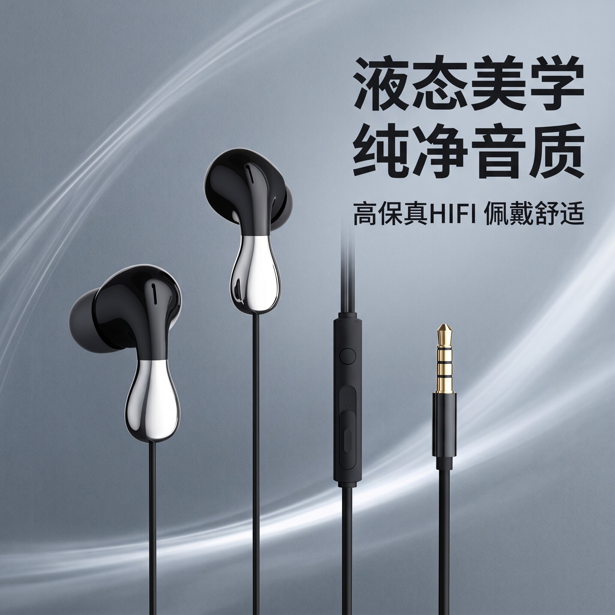 柏林之声耳机有线入耳式高音质typec接口适用于OPPO华为vivo小米图片
