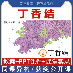 六年级上-丁香结优质公开课课件ppt备课核心素养教案教学设计视频