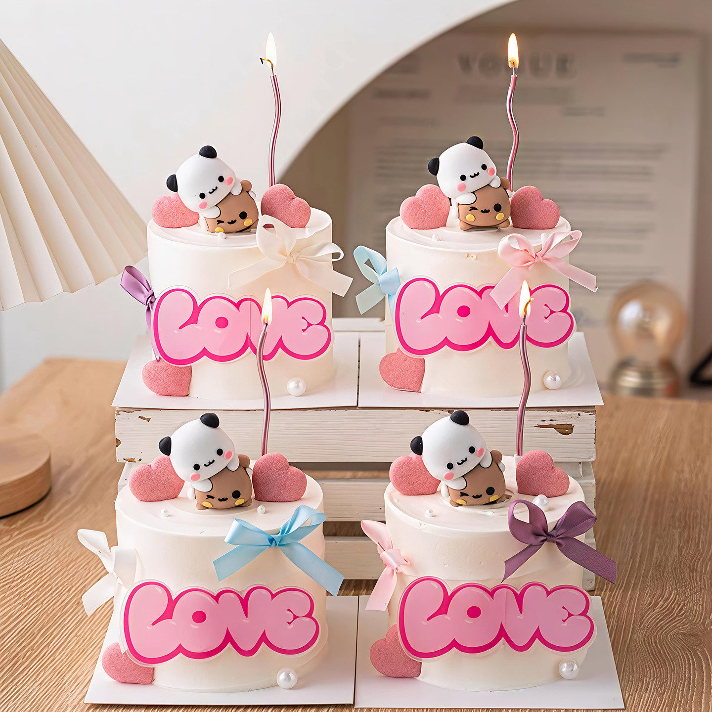 包邮2.14情人节网红蛋糕装饰LOVE插件卡通情侣一二布布小熊摆件,节庆用品/礼品,蛋糕/烘焙装饰用品,淘宝优惠券,粉丝福利购,淘宝优惠卷