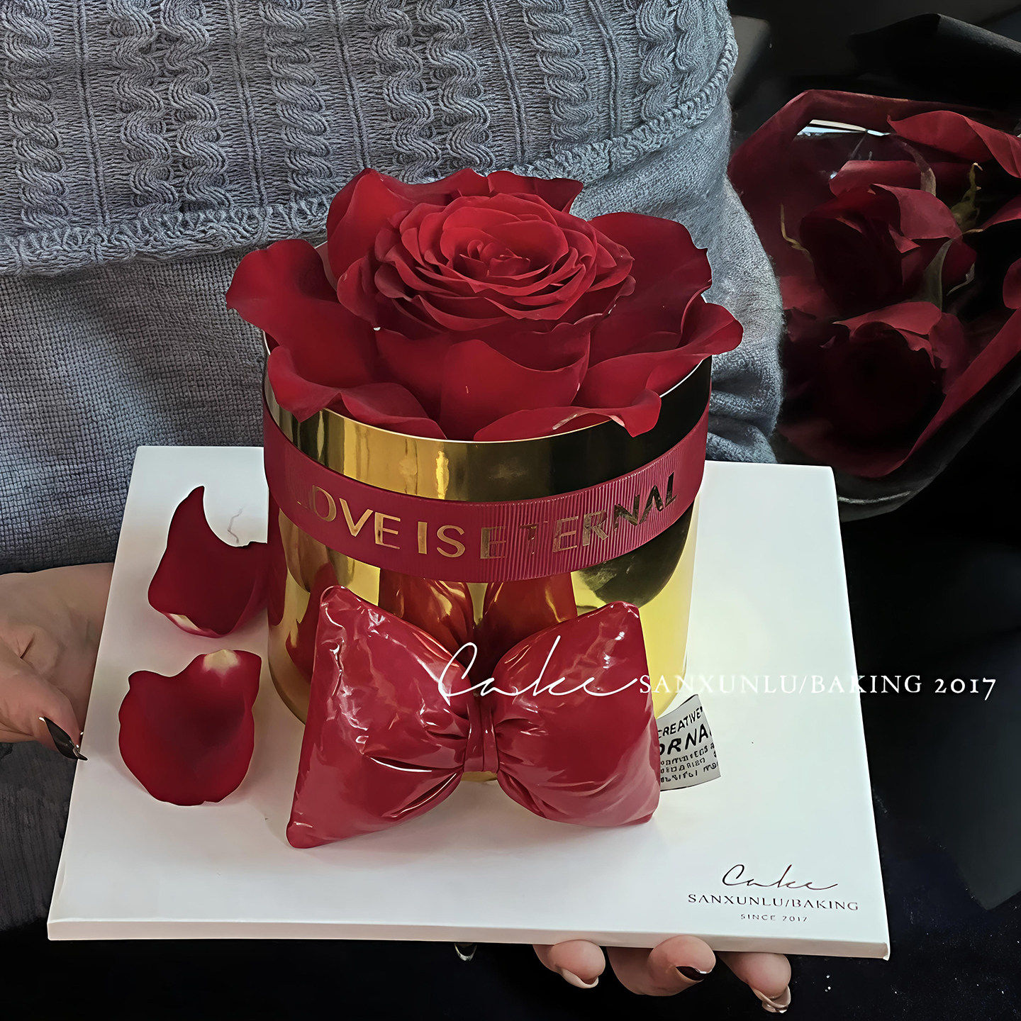 网红214情人节烘焙蛋糕装饰摆件金色围边蝴蝶结红玫瑰Loveyou插件,节庆用品/礼品,蛋糕/烘焙装饰用品,淘宝优惠券,粉丝福利购,淘宝优惠卷