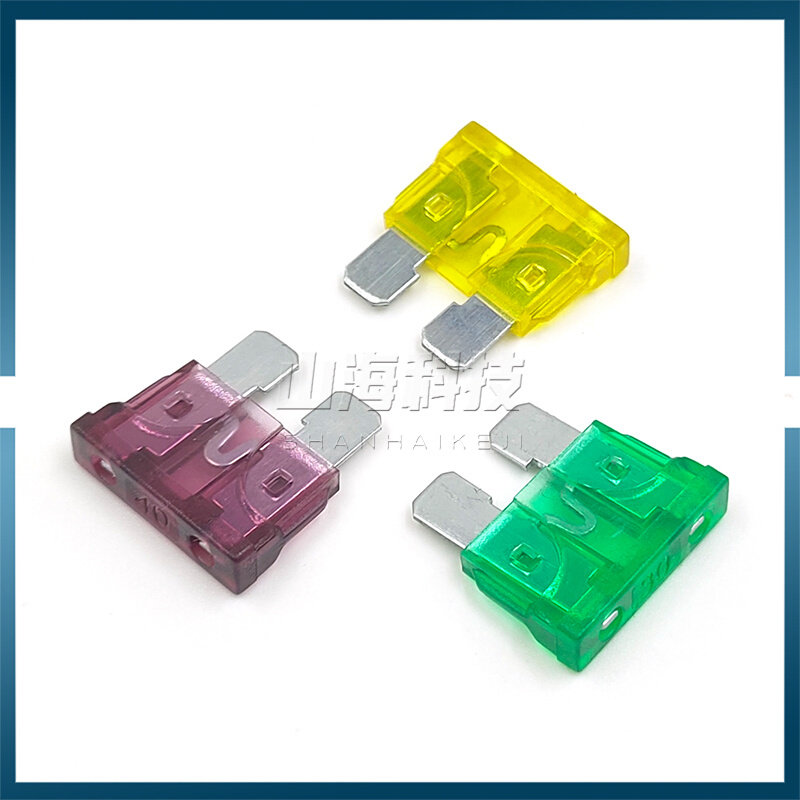 摩托车电动车保险丝保险盒125踏板弯梁150三轮车48v60v电瓶保险片