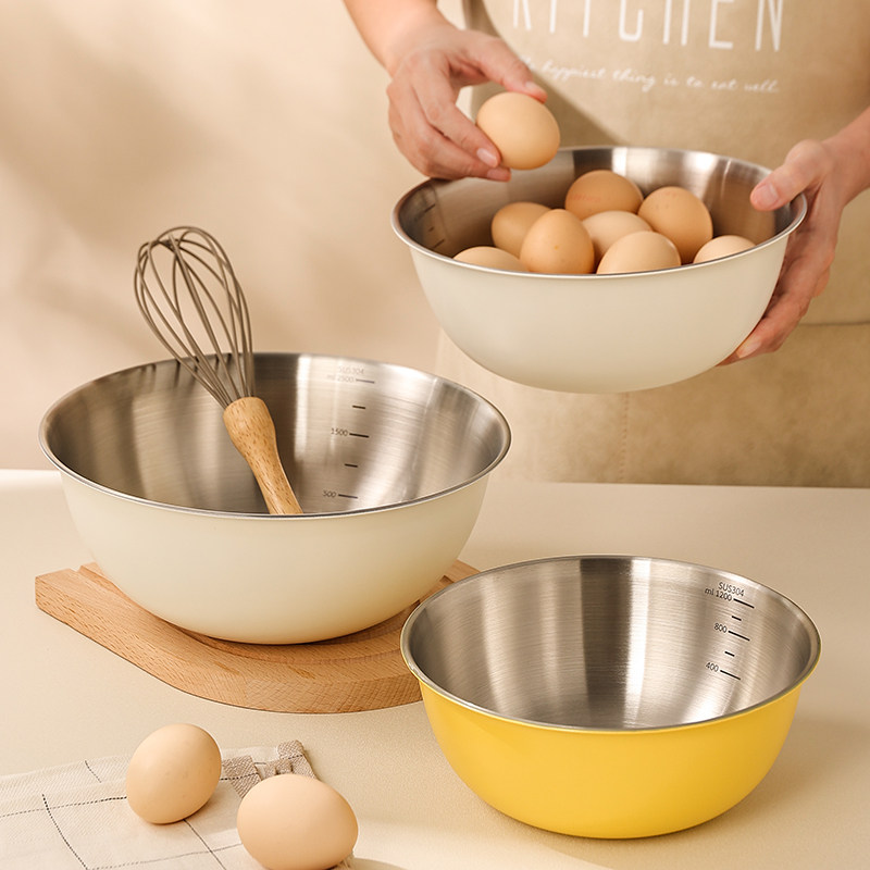 cookzone韩式304不锈钢盆图片