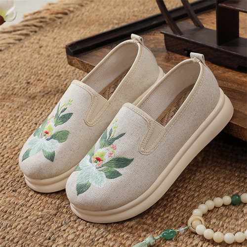 舒适汉服布鞋一脚蹬学生运动鞋