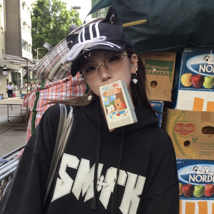 魔头暗黑系列绑带蝴蝶结猫耳朵棒球帽子女生小众甜酷Y2K鸭舌帽潮