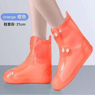 防水鞋 套防雨男女雨靴套 套橡胶防滑雨鞋 套防滑加厚耐磨硅胶防水鞋