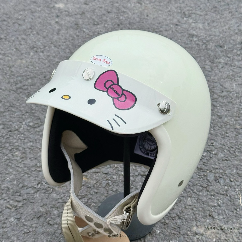 BornFree新款复古小盔体网红头盔