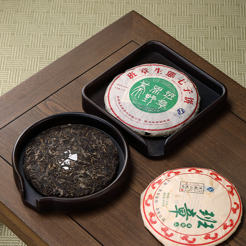 整块挖空黑檀木普洱茶盘撬茶包邮