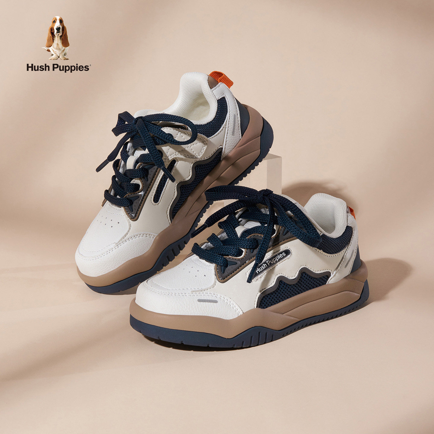 【云感力】暇步士童鞋儿童板鞋男童鞋学生运动休闲小白鞋滑板鞋子