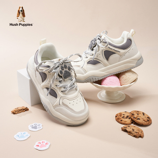 【小爪萌】暇步士童鞋儿童小白鞋学生软底跑步大童防滑休闲鞋子