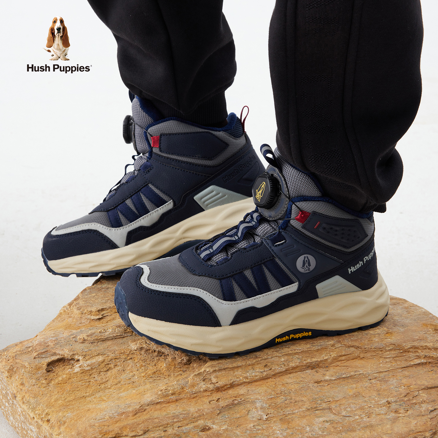 暇步士童鞋儿童棉鞋加绒保暖