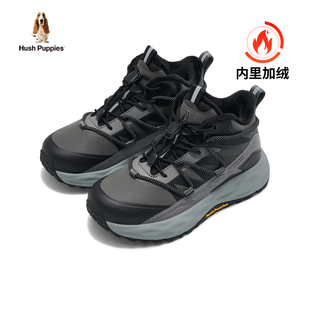 儿童男大童棉鞋 保暖鞋 加绒保暖二棉鞋 户外登山新款 冬季 暇步士童鞋